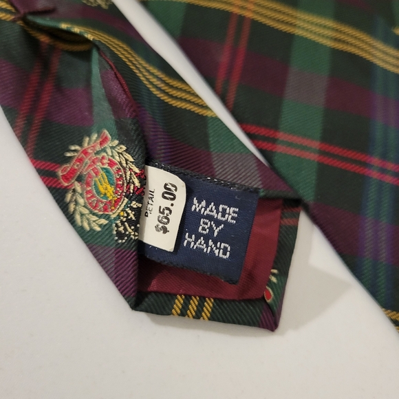 Polo By Ralph Lauren 100% Silk Tie - Picture 7 of 8